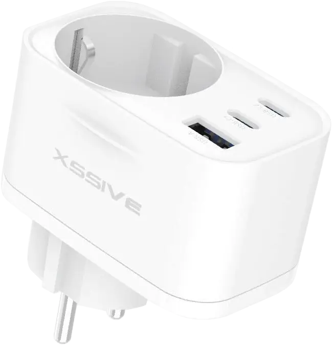 Xssive 30W PD Quick Charger with AC Outlet XSS-AC82