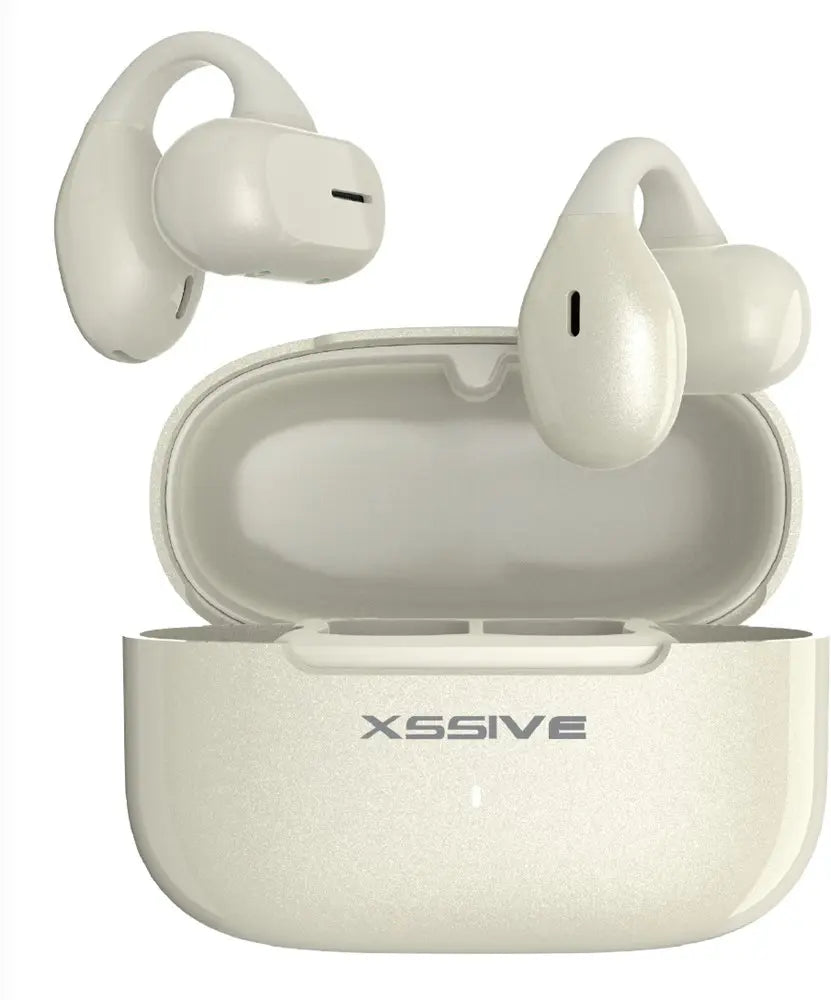 Xssive TWS Open Ear Clip XSS-CLIP-W - Cream-Wit