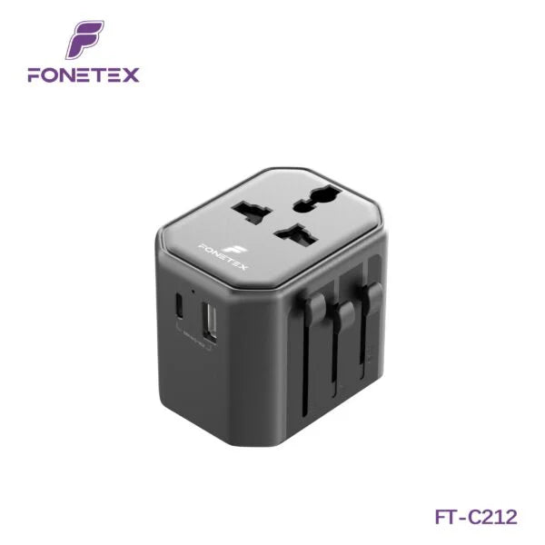 International Travel Adapter 2500W – FT-C212