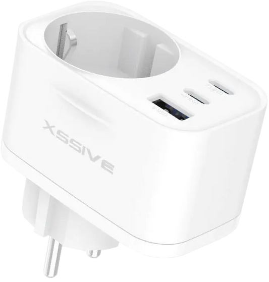 Xssive 30W PD Quick Charger with AC Outlet XSS-AC82