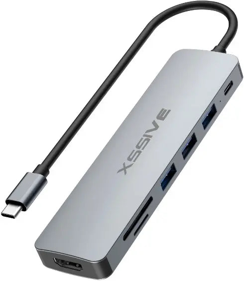Xssive 7in1 USB Hub to USB-C XSS-HUB7