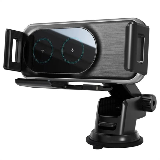 Xssive Auto Clamping Mount Holder with Wireless Charger 15W XSS-CH103