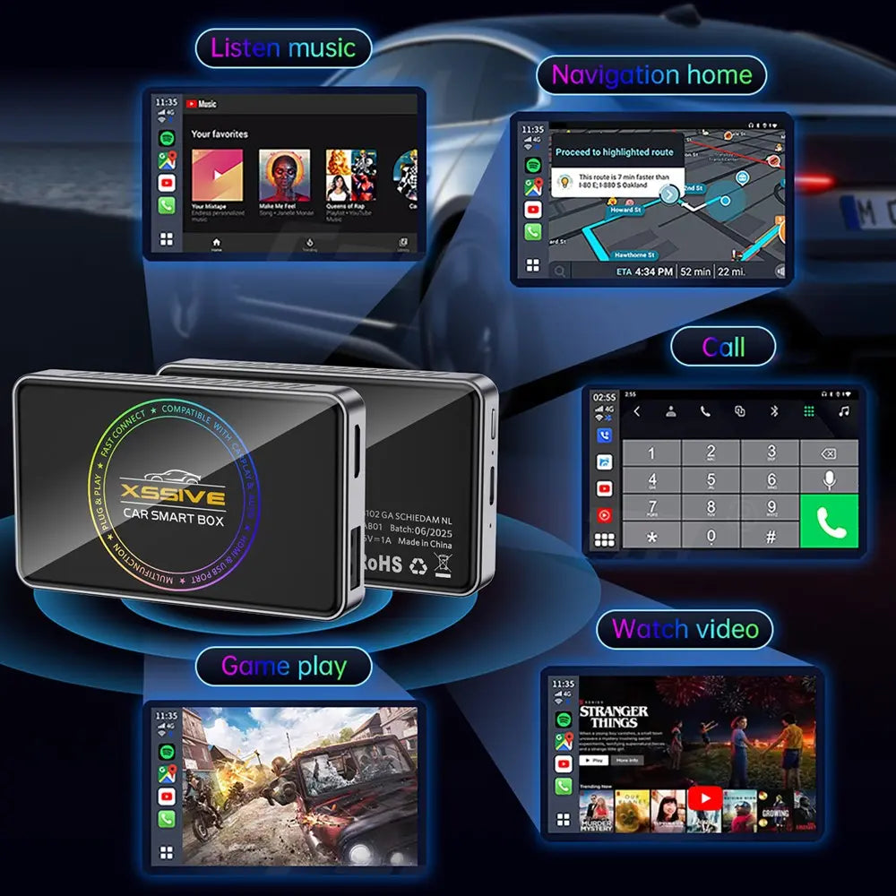 Xssive Multimedia Car Smart Box XSS-CAB01